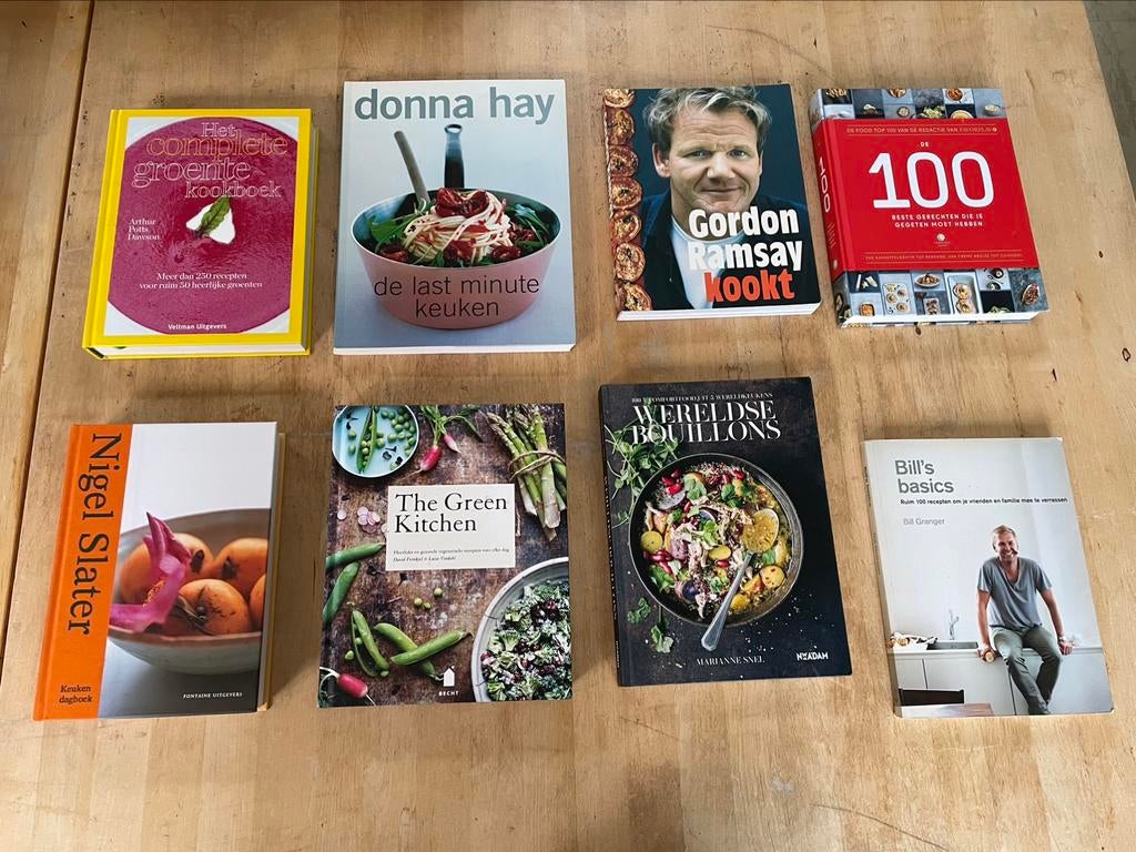 Partij kookboeken, Boeken, Kookboeken, Ophalen, Zo goed als nieuw, Overige gebieden