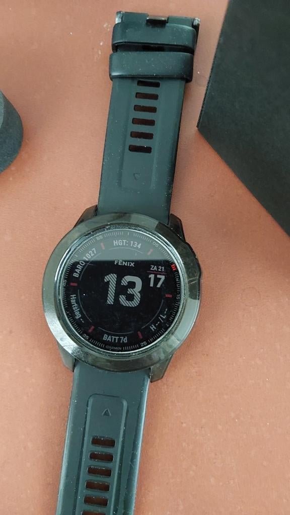 Garmin Fenix 6X Pro - Sporthorloge, Zwart, Garmin, Ophalen of Verzenden, Zo goed als nieuw