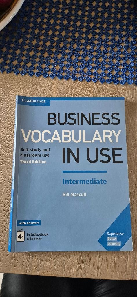 Business vocabulary im use, Boeken, Studieboeken en Cursussen, Onbekend, Zo goed als nieuw, Alpha, HBO