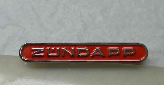 ZUNDAPP script logo Pin  KS 50 100 125 517 CS GT GTS janus, Ophalen of Verzenden, Nieuw