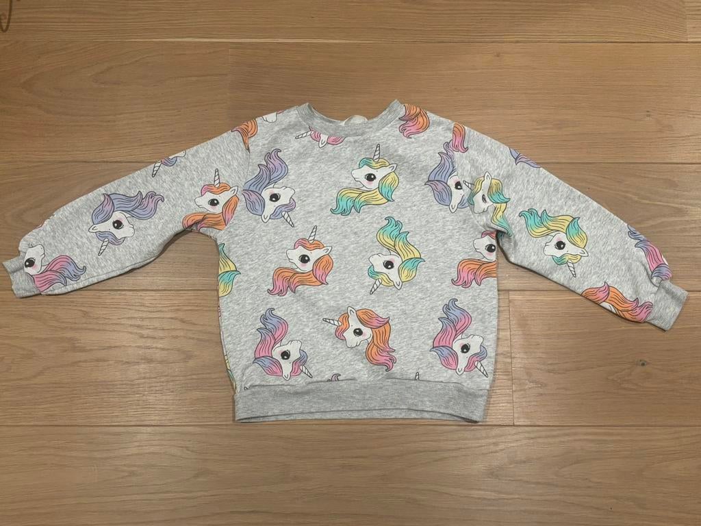 H&M unicorn trui maat 122/128, Ophalen of Verzenden, Gebruikt, Meisje, Trui of Vest