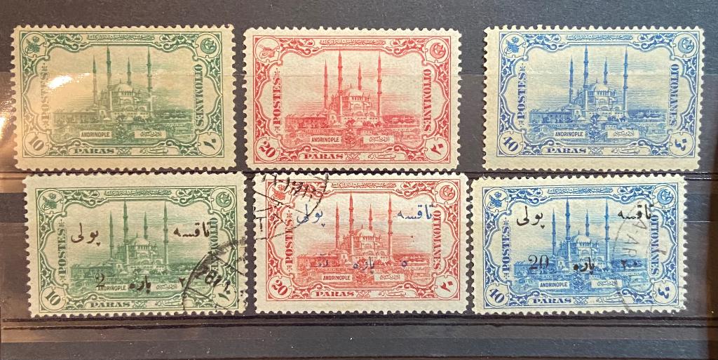 1913, Turkije - waaronder timbre tax, Verzenden, Midden-Oosten