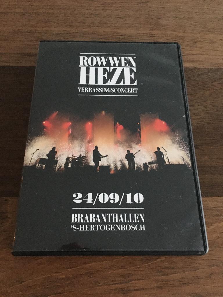 Dvd Rowwen Heze Verrassingsconcert Live Den Bosch 2010 ZGAN, Alle leeftijden, Ophalen of Verzenden, Zo goed als nieuw, Muziek en Concerten