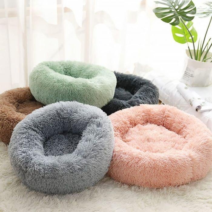 Topmast Fluffy Donut Mand - Diverse Maten - Honden en katten, Dieren en Toebehoren, Hondenmanden, Nieuw, Pluche, Ophalen of Verzenden