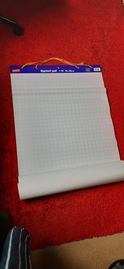 Flipchart Pad, Diversen, Schrijfwaren, Gebruikt, Ophalen