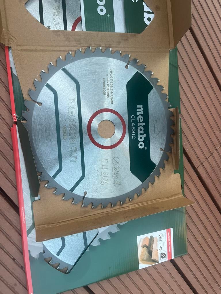 Nieuwe originele Metabo 254 KGS zaagbladen. Voor afkortzaag, -, 70 mm of meer, -, Ophalen of Verzenden