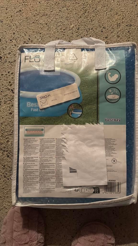 Afdekzeil zwembad 2.44 m, Tuin en Terras, Zwembad-toebehoren, Ophalen, Nieuw, Afdekzeil