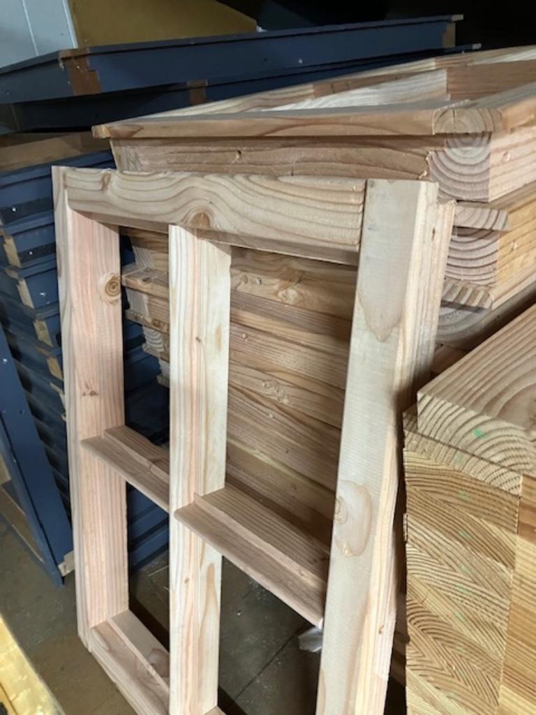 douglas ramen met roede, Ophalen, Gevelraam of Ruit, 80 tot 120 cm, 80 tot 120 cm