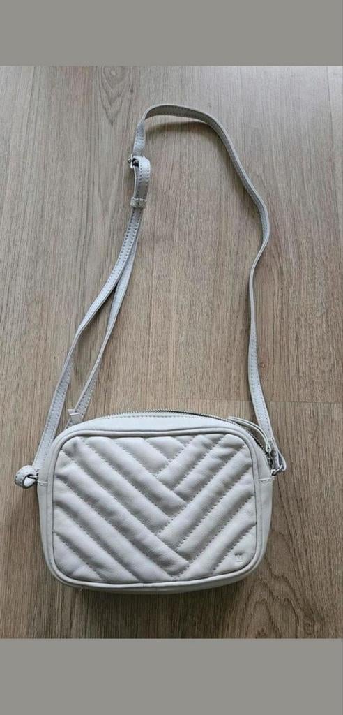 Leuk schoudertasje Manfield, leer  - Zo goed als nieuw!, Sieraden, Tassen en Uiterlijk, Tassen | Damestassen, Ophalen of Verzenden