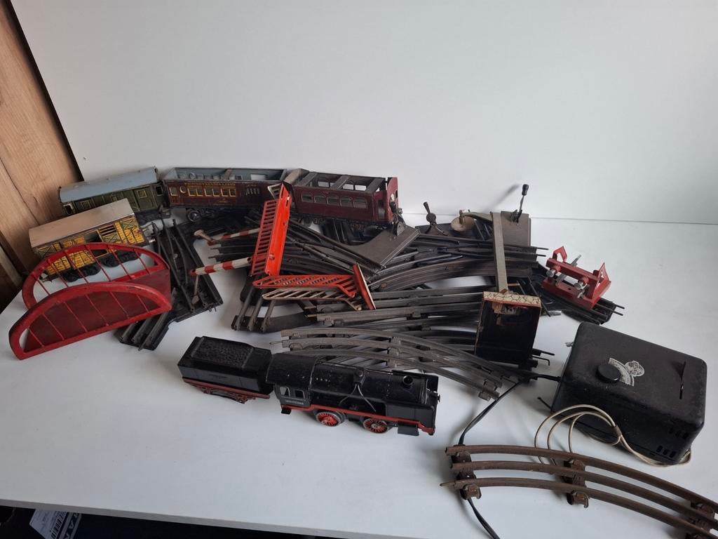 Distler locomotief 40281 compleete set met transformator, Antiek en Kunst, Ophalen of Verzenden