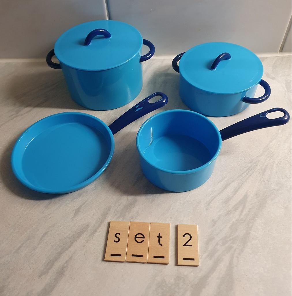 Albert Heijn,  pannenset,  6 delig, speelgoed, plastic, Albert Heijn, Ophalen of Verzenden