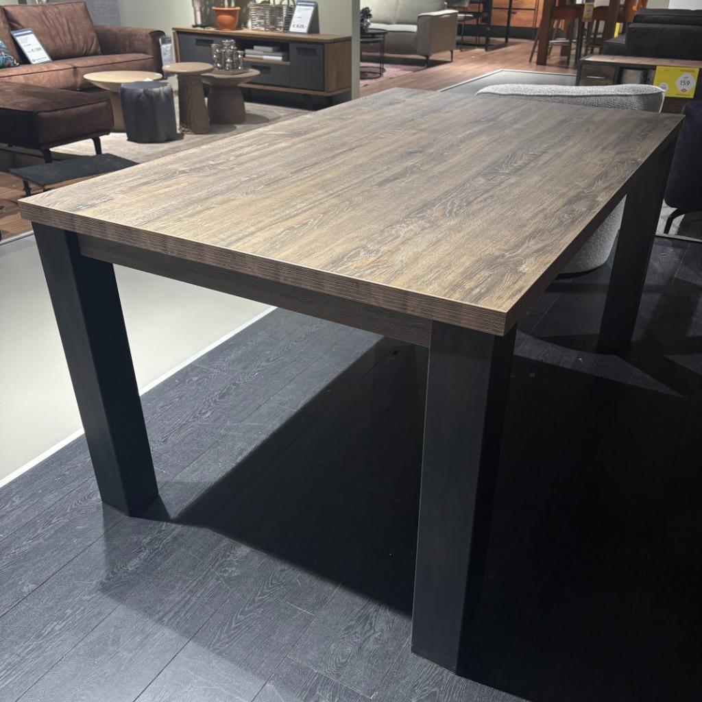 Eetkamertafel Silvares Profijt Meubel, Metaal, Vier personen, Rechthoekig, Nieuw