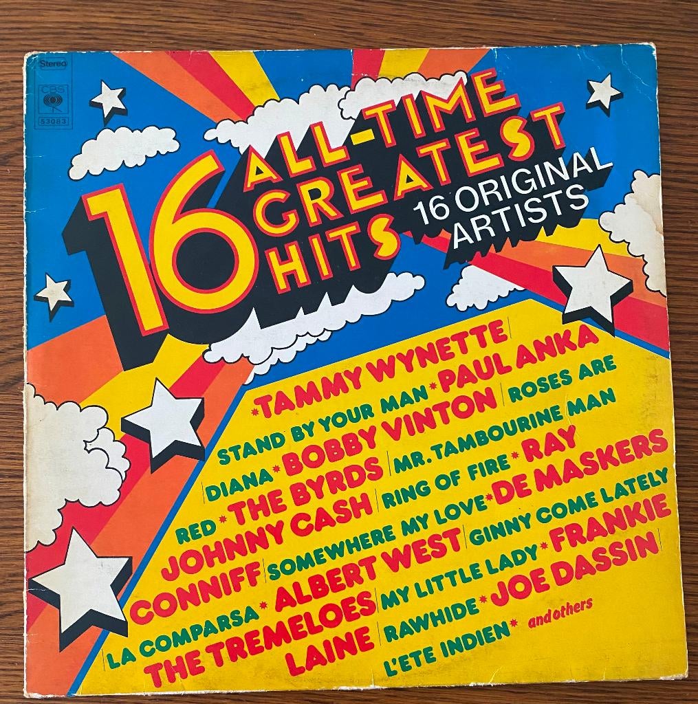 LP 16 All-Time createst Hits 1976 € 7,00, Ophalen of Verzenden, Zo goed als nieuw, 12 inch, Pop