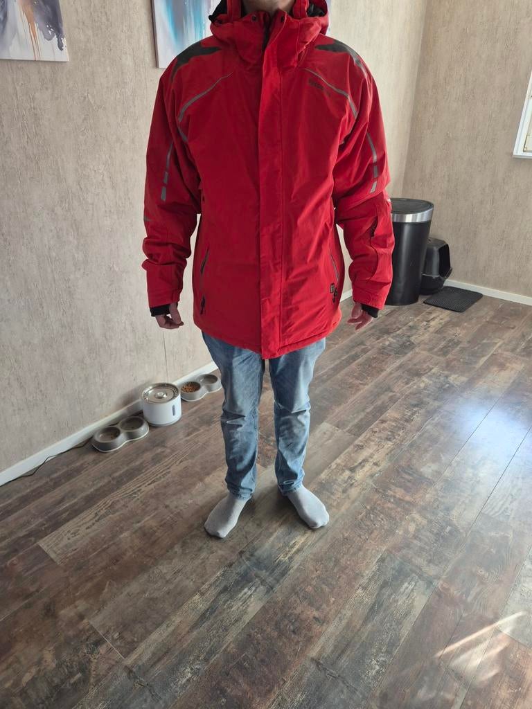 Rossignol Ski Jas  - Rood, Ophalen, Rossignol, Maat 56/58 (XL), Zo goed als nieuw