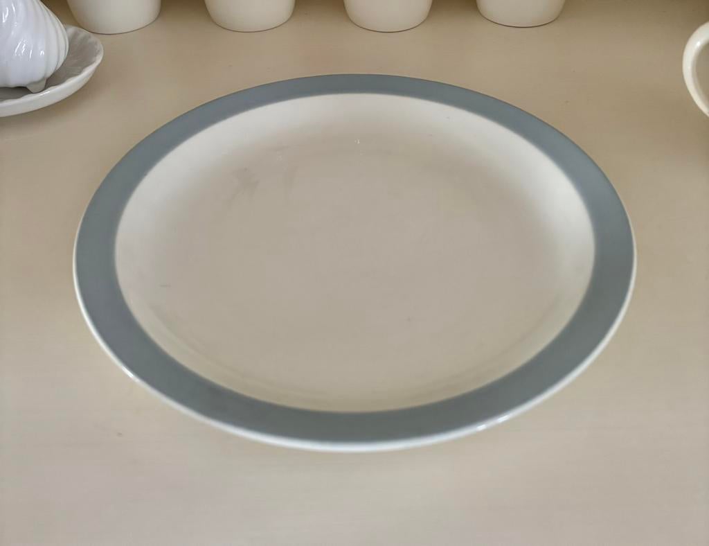 Bordje pastel lavendel blauw Regout Sphinx, Ophalen of Verzenden