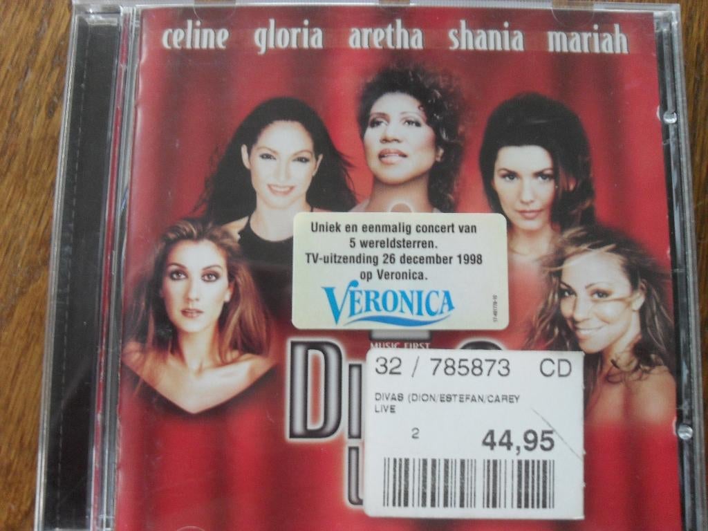 Cd divas live (celine dion gloria aretha shania mariah), Ophalen of Verzenden, 1960 tot 1980, Zo goed als nieuw