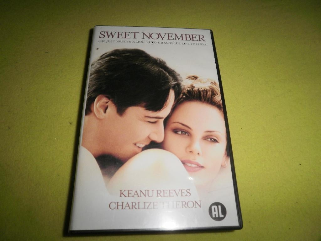 SWEET NOVEMBER! Mooie Speelfilm met Keanu Reeves Op VIDEO!, Alle leeftijden, Ophalen of Verzenden, Zo goed als nieuw, Overige genres