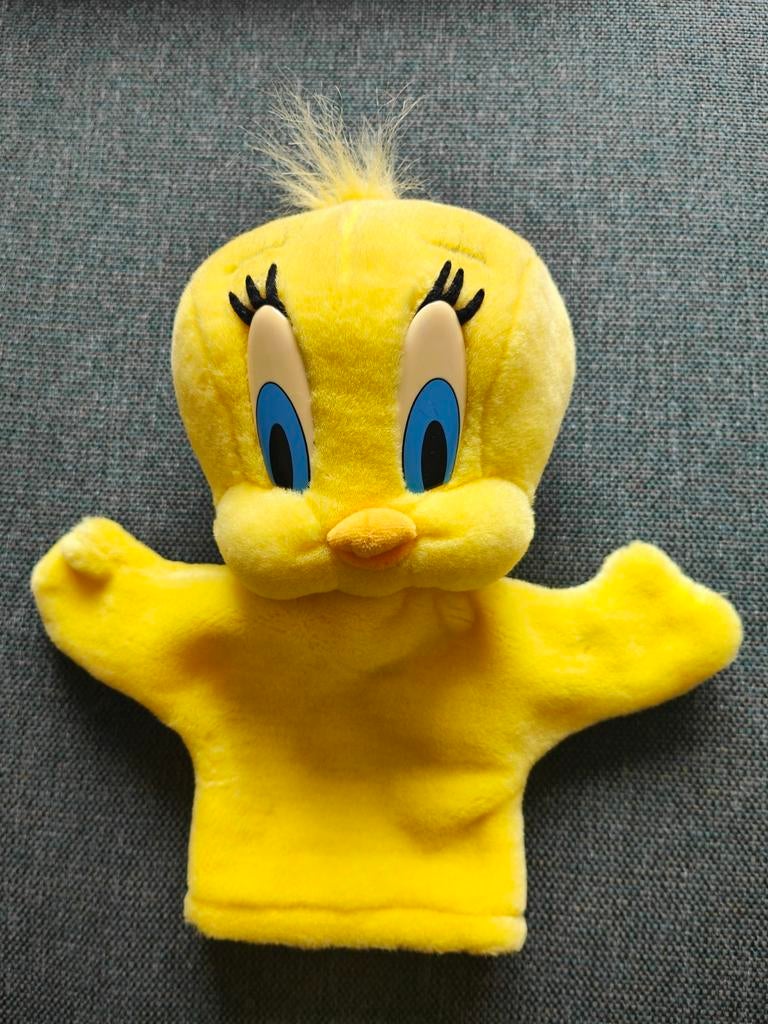 Nieuwe Tweety handpop 25 cm, Ophalen of Verzenden, Nieuw, Overige typen