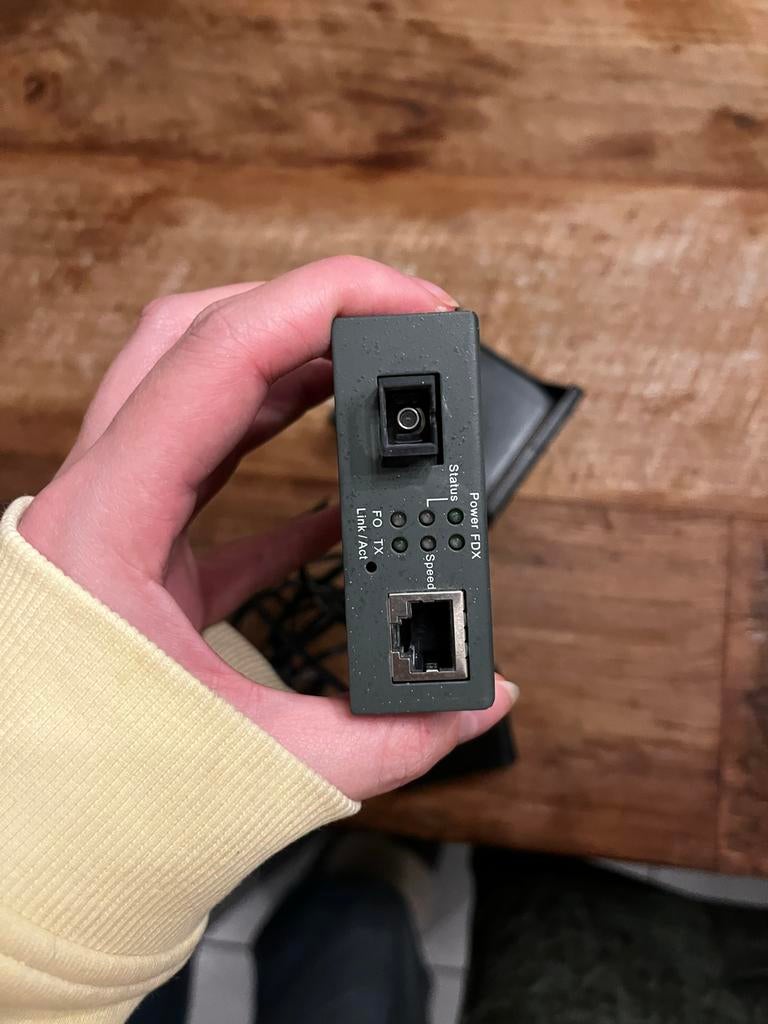 Netwerk Media Converter - Koper naar Glasvezel, Verzenden, Gebruikt