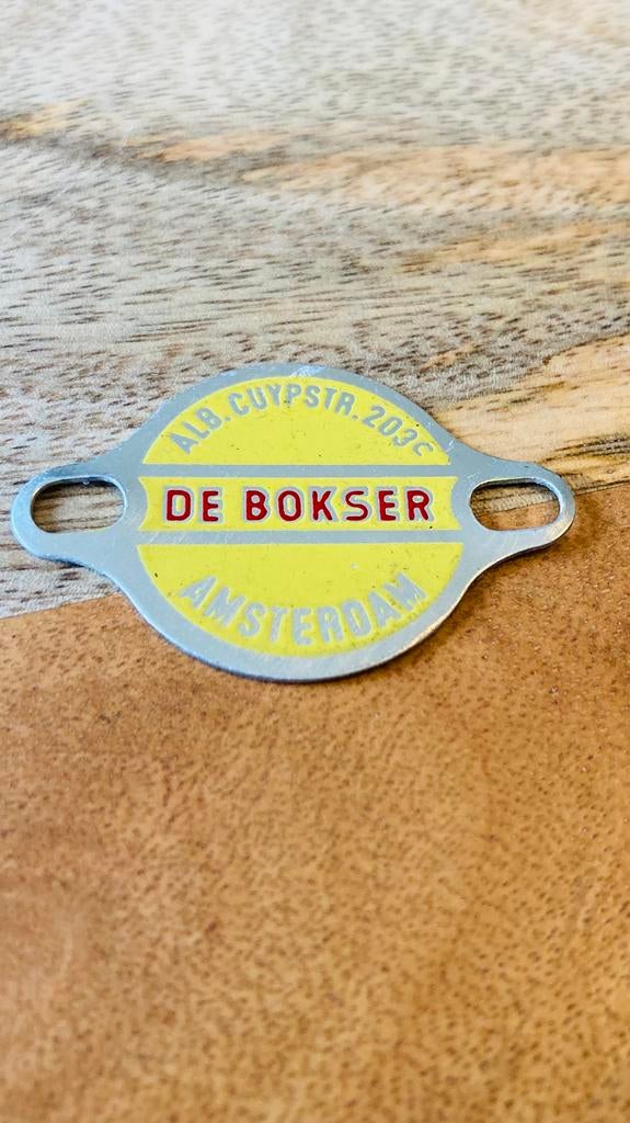 Oldtimer plaatje, Ophalen of Verzenden, Gebruikt, Transport, Speldje of Pin