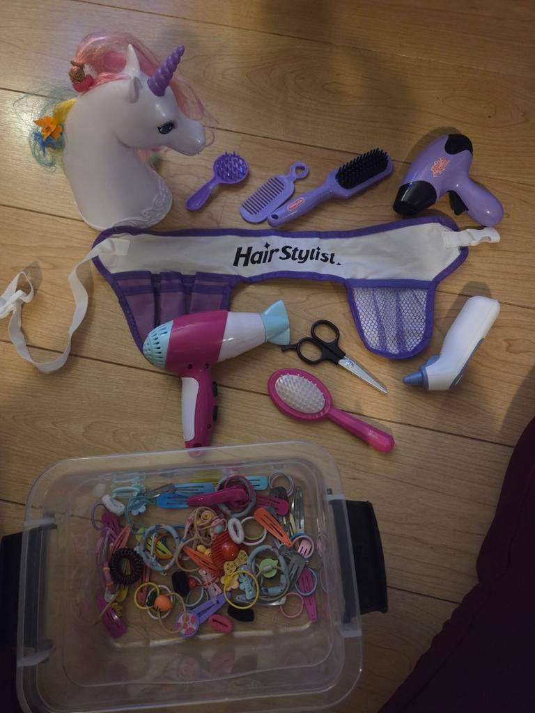 Kapper Speelset met Accessoires, Ophalen of Verzenden, Zo goed als nieuw, Knutselen