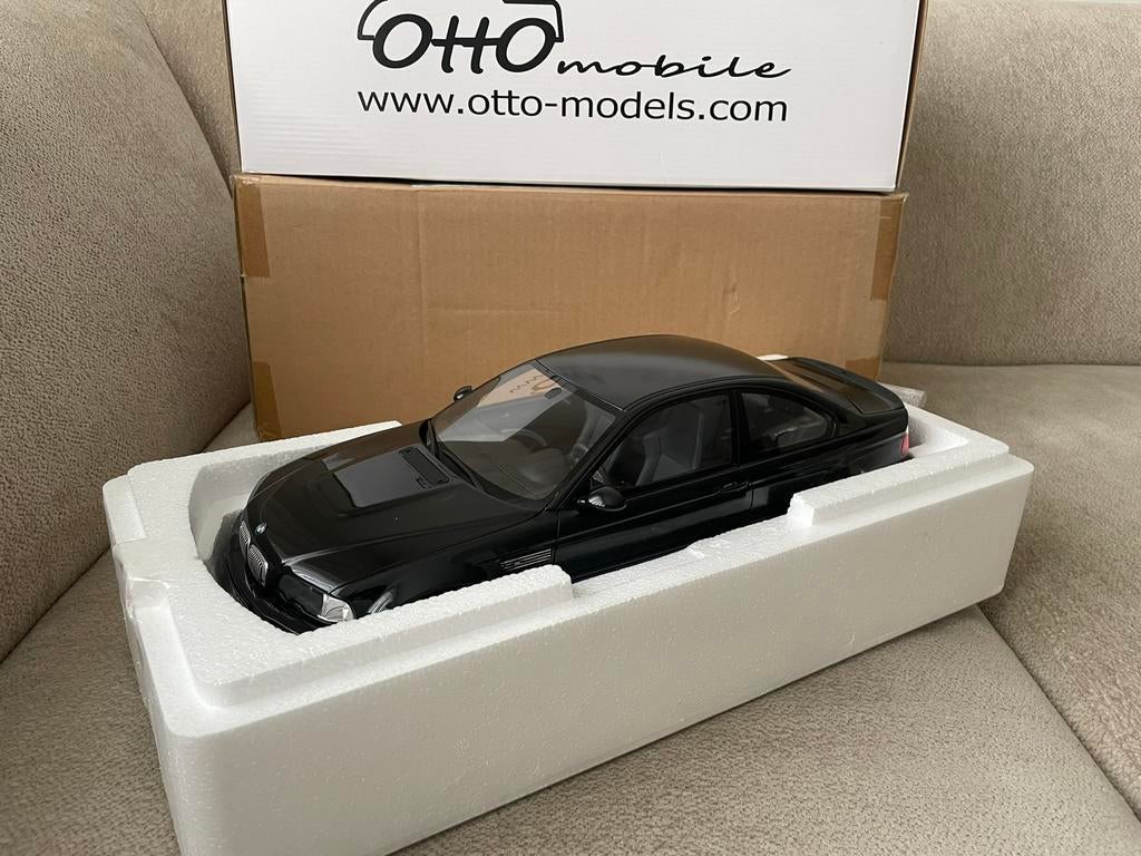 SALE! Ottomobile BMW M3 CSL e46 2003 black G034 1/12, Ophalen of Verzenden, Zo goed als nieuw, Auto