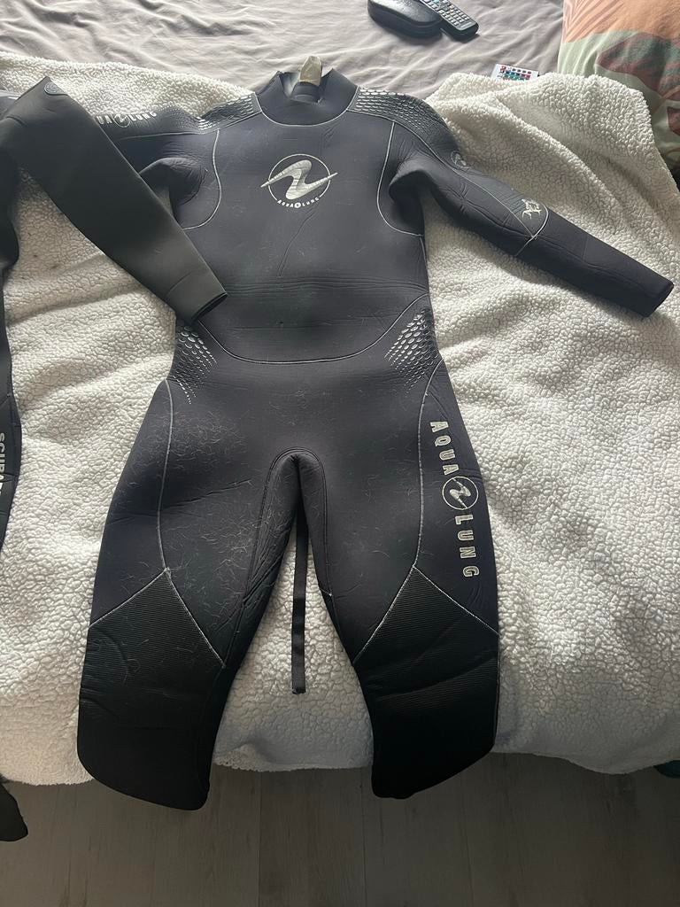 Aqualung 7mm Duikpak - Maat M - Weinig gebruikt!, Ophalen of Verzenden, Zo goed als nieuw, Duikpak