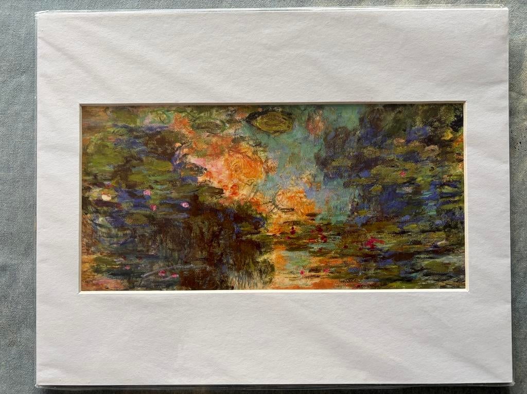 Monet: The Water Lilly pond en Van Gogh: The Olive trees, Ophalen of Verzenden