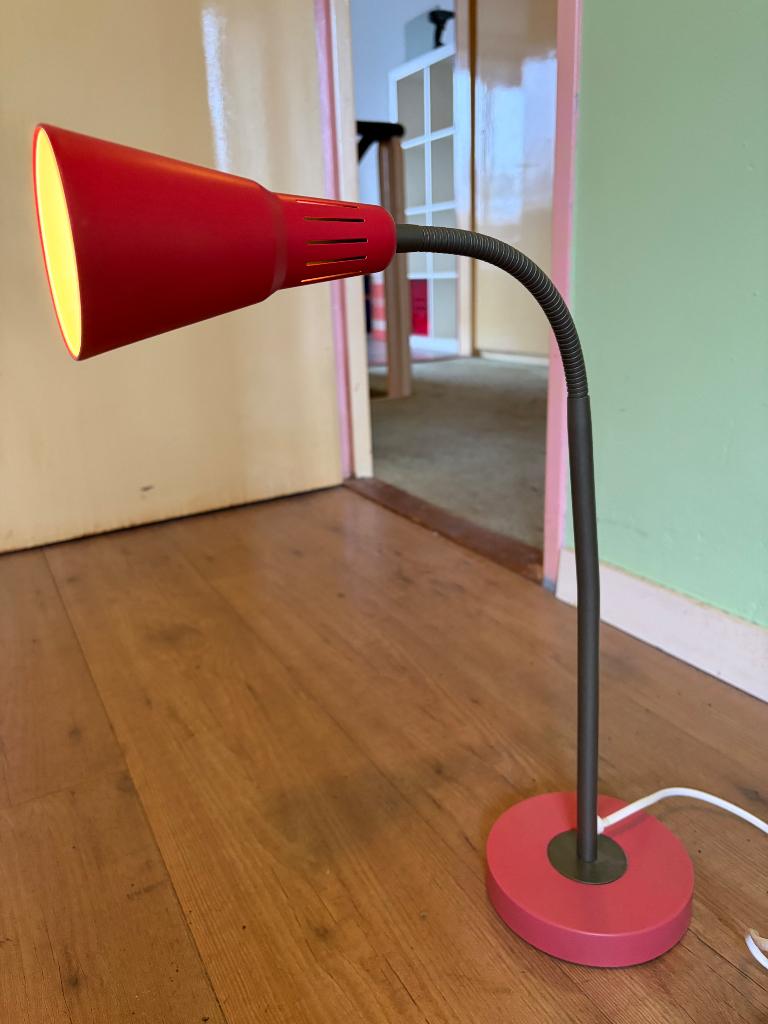 Ikea (bureau) lamp, Ophalen of Verzenden, Gebruikt, Overige materialen, Minder dan 50 cm