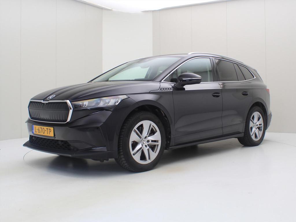 Skoda Enyaq Iv 80 82kWh 204pk 88% Soh [ WATERPOMP+TREKHAAK+P, Automaat, Achterwielaandrijving, Gebruikt, Zwart