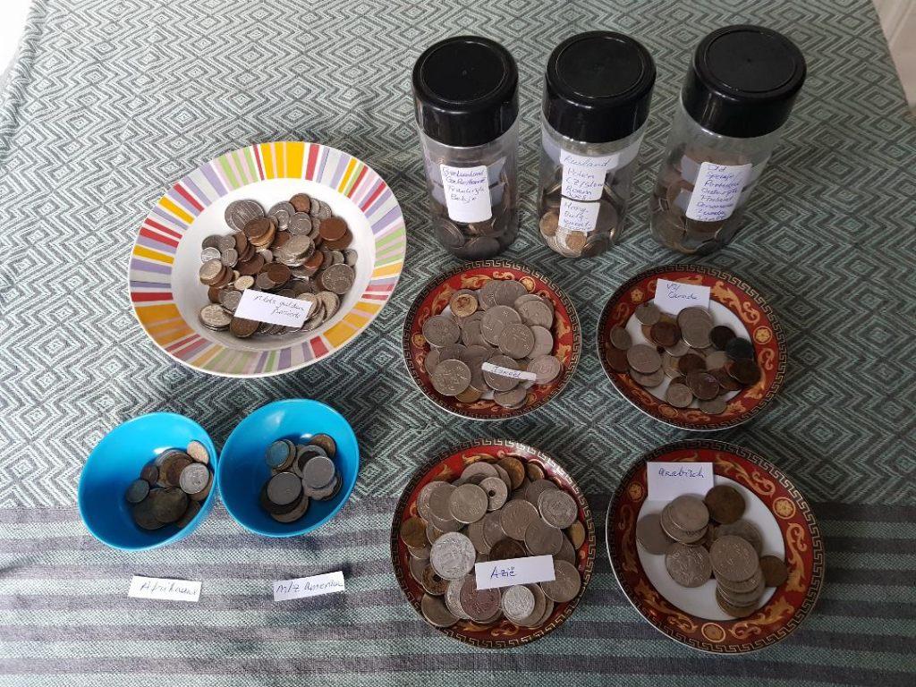 Munten vd wereld verzameling, Ophalen, Buitenland, Munten