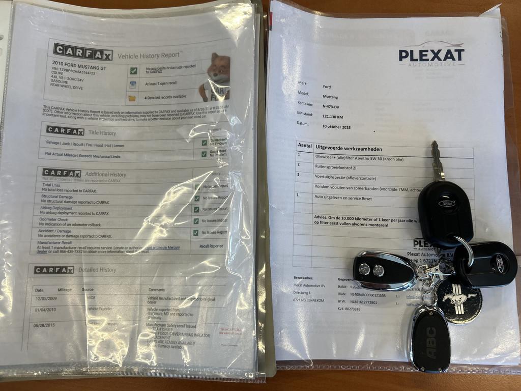 Ford USA Mustang 4.6 V8 GT Bullit Handgeschakeld | Cruise co, Auto's, Achterwielaandrijving, Gebruikt, Wit, Leder