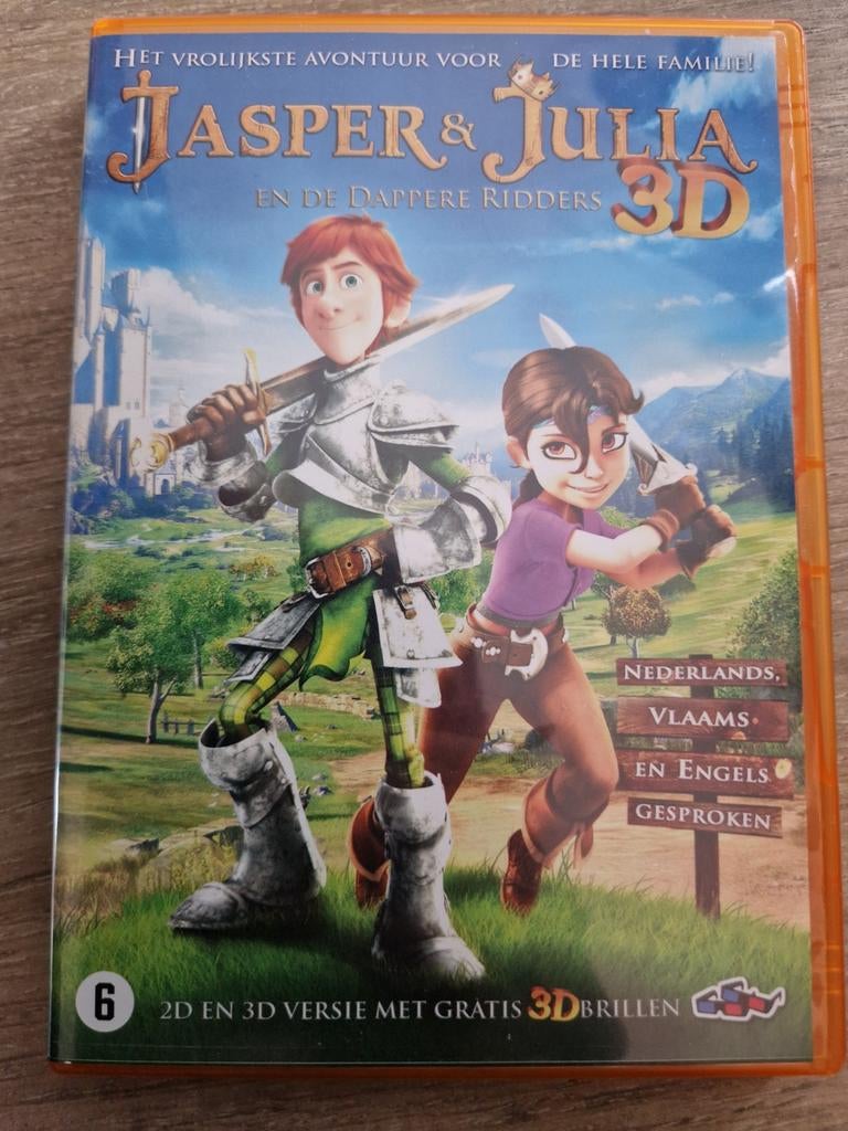 Jasper & julia 3d, Cd's en Dvd's, Alle leeftijden, Ophalen of Verzenden, Zo goed als nieuw, Amerikaans