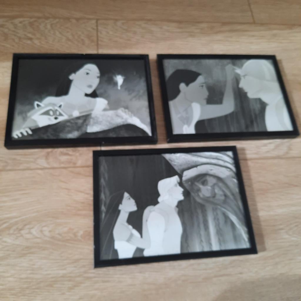 3x lijstje lijst fotolijstje fotolijst Disney Pocahontas, Minder dan 50 cm, Gebruikt, Ophalen of Verzenden, Minder dan 50 cm