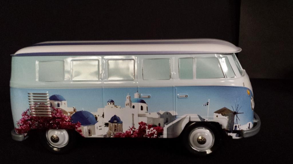 VW-bus Verzamelblik / KOEKBLIK Christian Delorme <> GREECE, Ophalen of Verzenden, Gebruikt, Overige, Overige merken