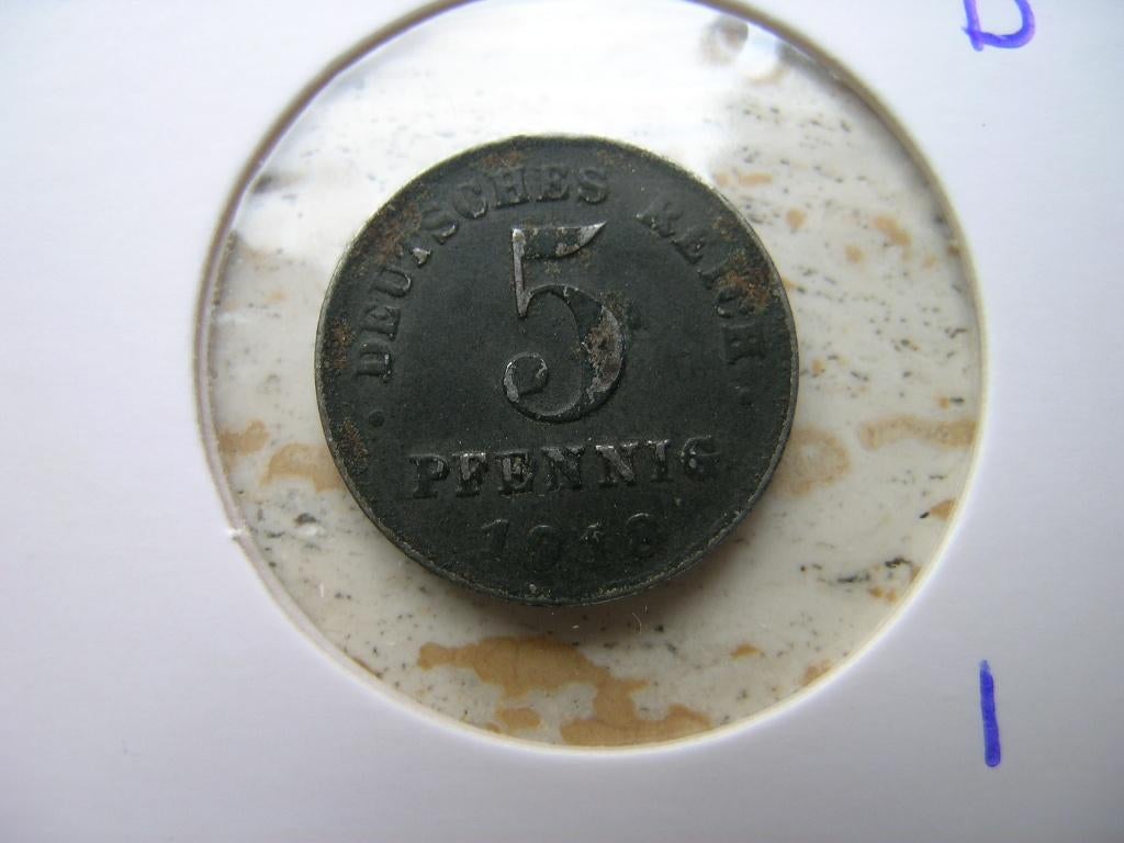 5 Pfennig 1918 D Duitsland, Ophalen of Verzenden, Duitsland, Losse munt