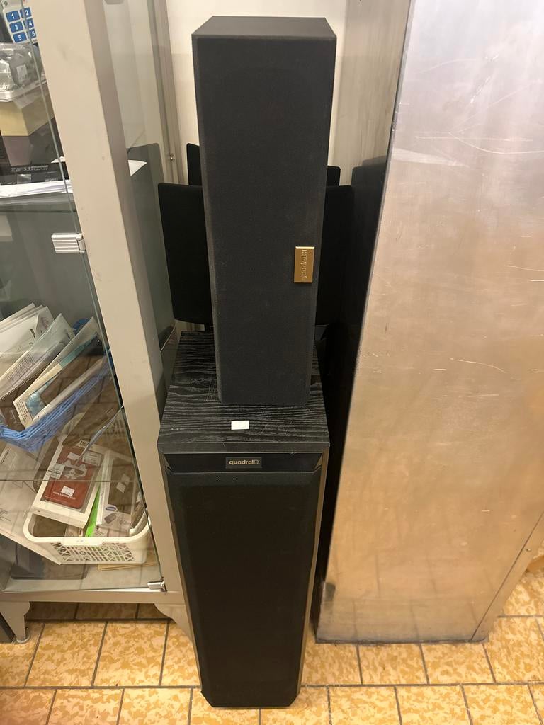 Quadral luidsprekers - Set van 2, Gebruikt, Voorheuvel 48, 60 tot 120 watt, Kringloop