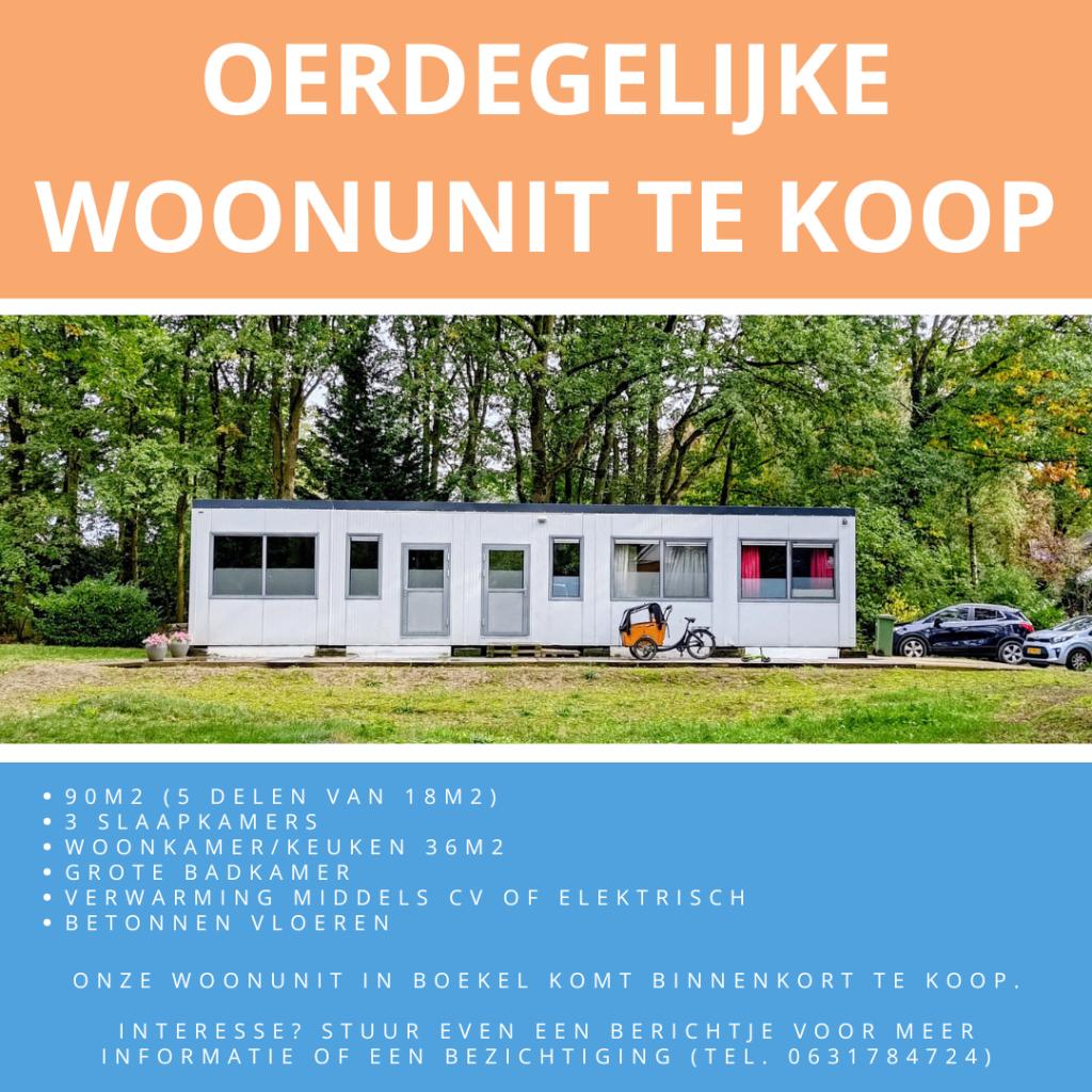 Degelijke en nette woonunit te koop 90m2 (met filmpje), Ophalen, Gebruikt