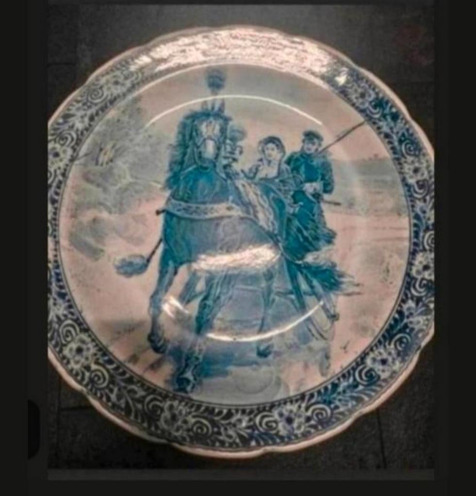 Delftsblauw wandbord, Antiek en Kunst, Ophalen of Verzenden