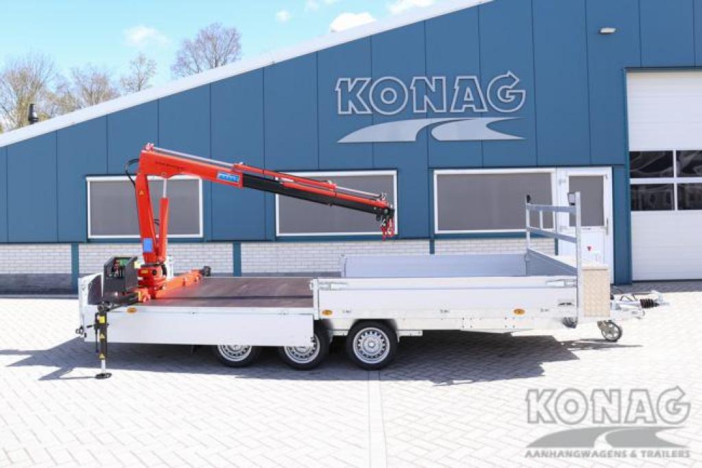 Konag plateauwagen met laadkraan, Nieuw