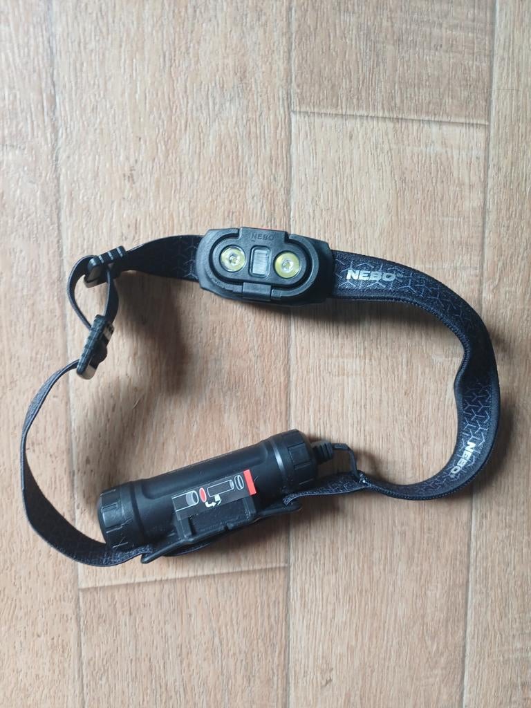 Nebo hoofdlamp nieuw ! Met oplaadbare batterij., Ophalen of Verzenden, Zo goed als nieuw, Accu