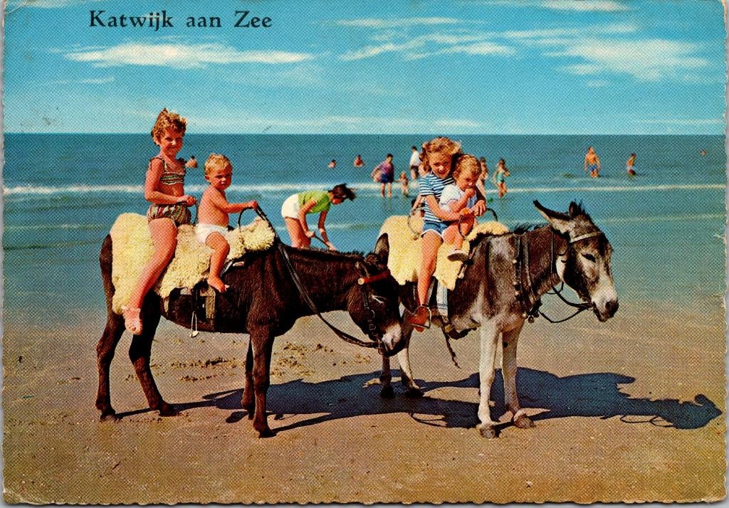 Katwijk aan Zee (1962), Verzamelen, Ansichtkaarten | Nederland, Verzenden, 1960 tot 1980, Gelopen, Zuid-Holland
