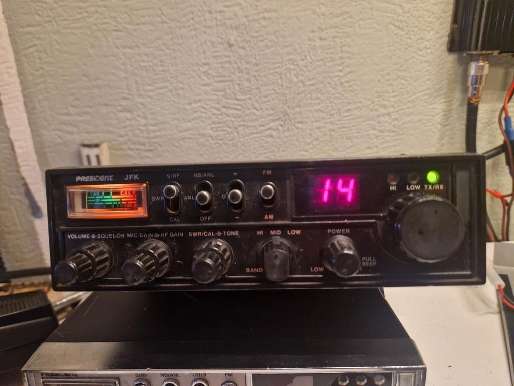 President JFK 120 kanalen 27mc bakje, Ophalen of Verzenden, Gebruikt