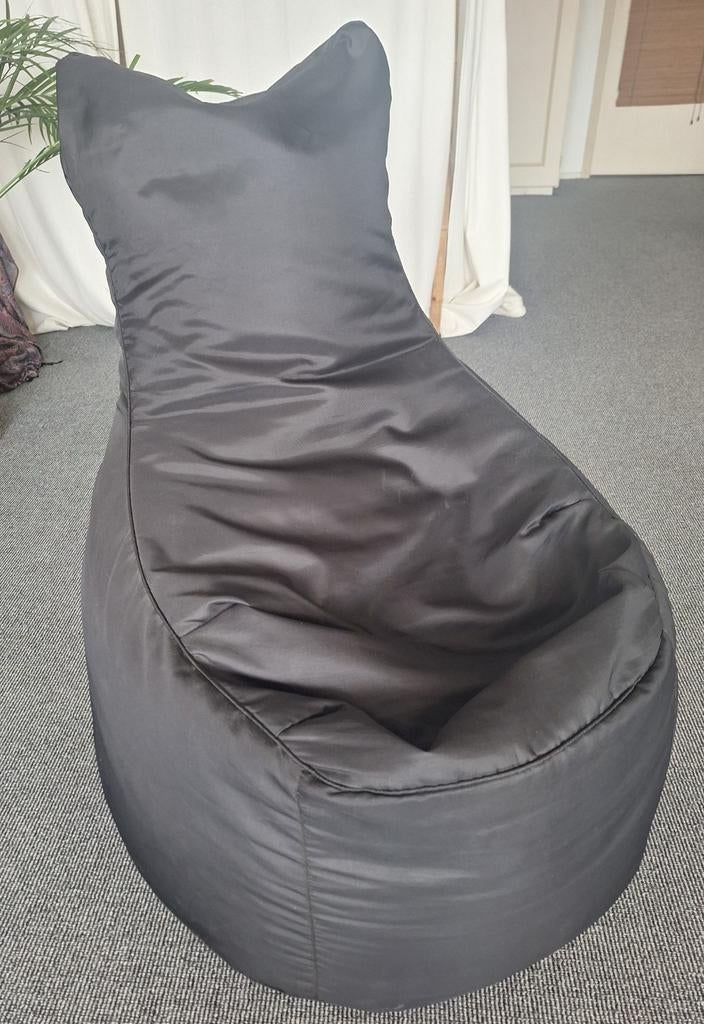 ZGAN zitzak zwart, zojuist bijgevuld., Ophalen, Zo goed als nieuw, Zwart