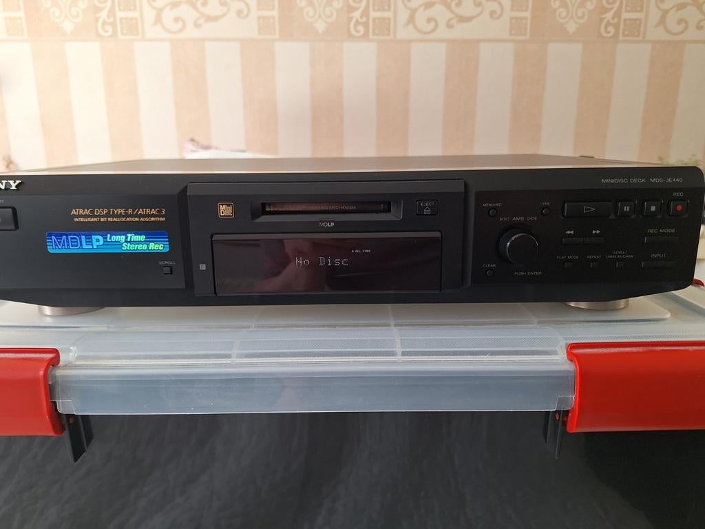 Sony MDS JE 440 Minidisc speler met MDLP, Ophalen of Verzenden, Minidisc-speler