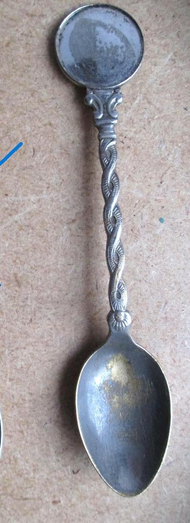 Theelepel Zilver kleur Zilverstad~Lepel~Antiek lepeltje, Ophalen of Verzenden