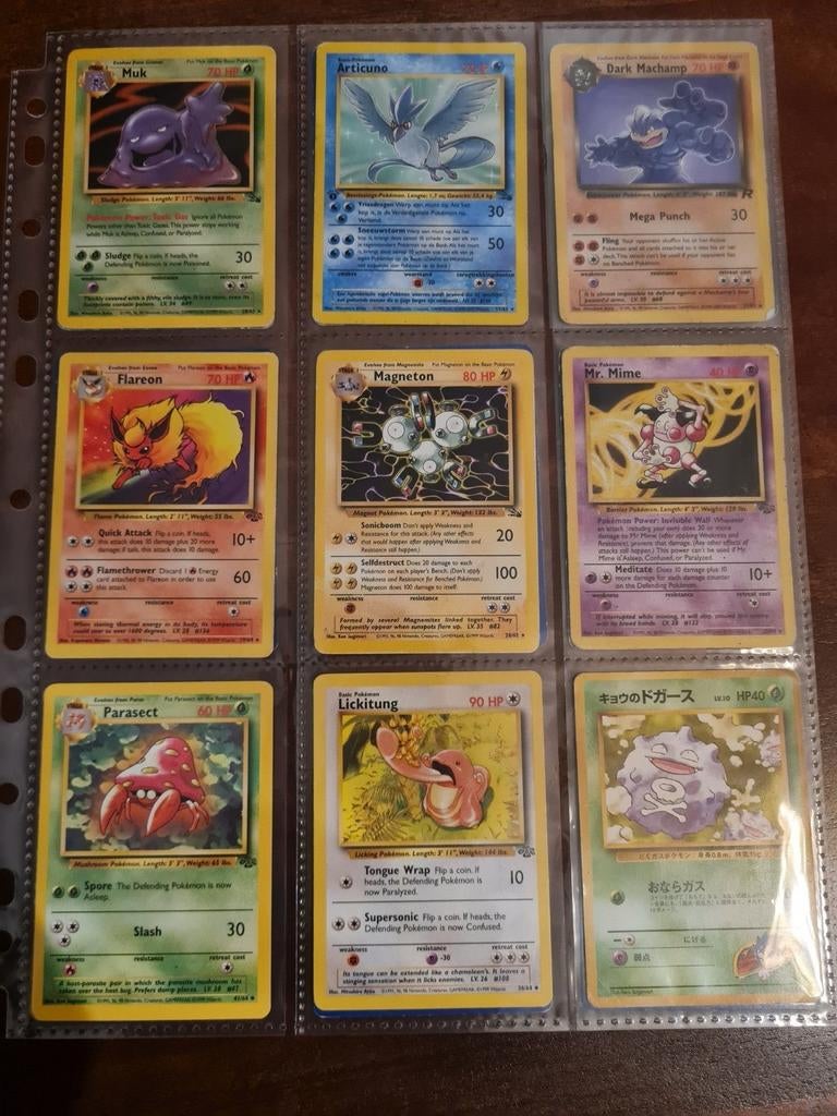 Oude pokemonkaarten verzameling ook holo, Ophalen, Meerdere kaarten, Foil