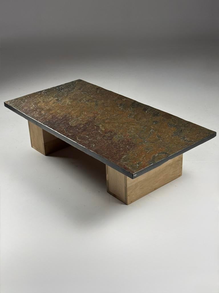 Salontafel leisteen blad, Ophalen