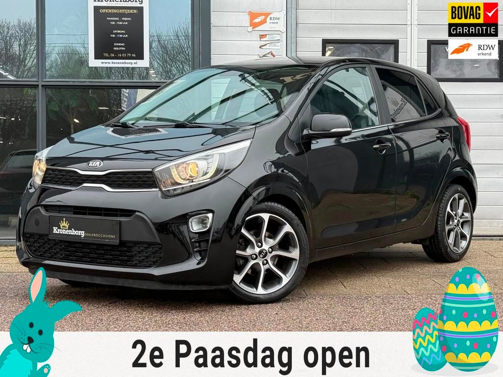 Kia Picanto 1.0 CVVT Design Edition, CARPLAY, CAMERA, NAP, Voorwielaandrijving, Stof, Gebruikt, 4 stoelen