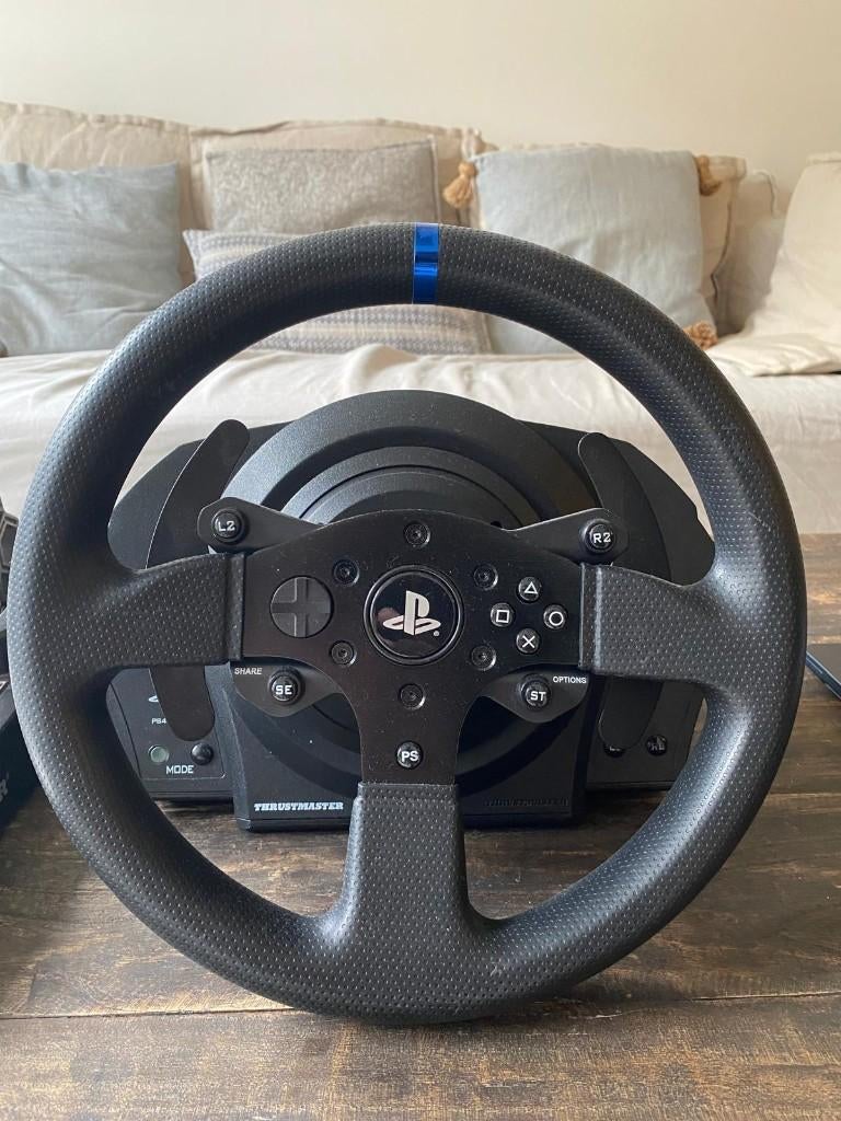 Thrustmaster T300RS + T-LCM Load Cell Pedalen (PS4/PS5/PC), Ophalen of Verzenden, Gebruikt, Stuur of Pedalen, PlayStation 4